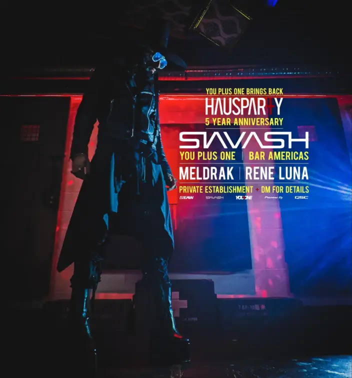 HAUSPARTY 5 Year Anniversary w/ Siavash – event flyer