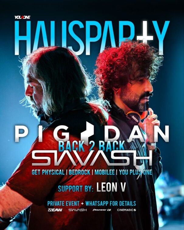 HAUSPARTY w/ Pig&Dan B2B Siavash – event flyer