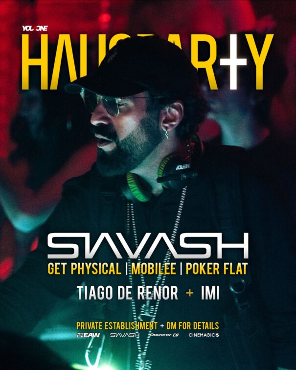 HAUSPARTY w/ Siavash – Reopening 2023 – event flyer