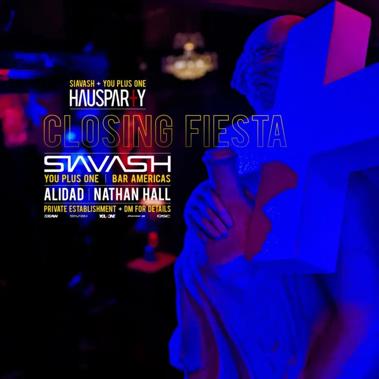 HAUSPARTY w/ Siavash – Season Closing 2022 – event flyer