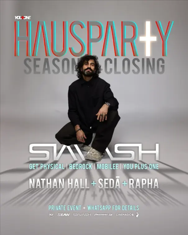HAUSPARTY w/ Siavash – Season Finale 2025 – event flyer