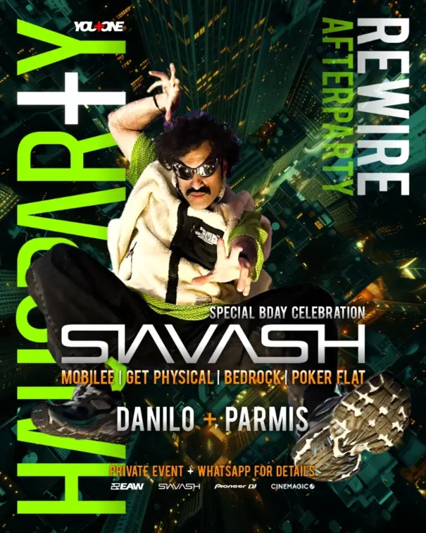 HAUSPARTY w/ Siavash – Birthday Celebration 2024 – event flyer