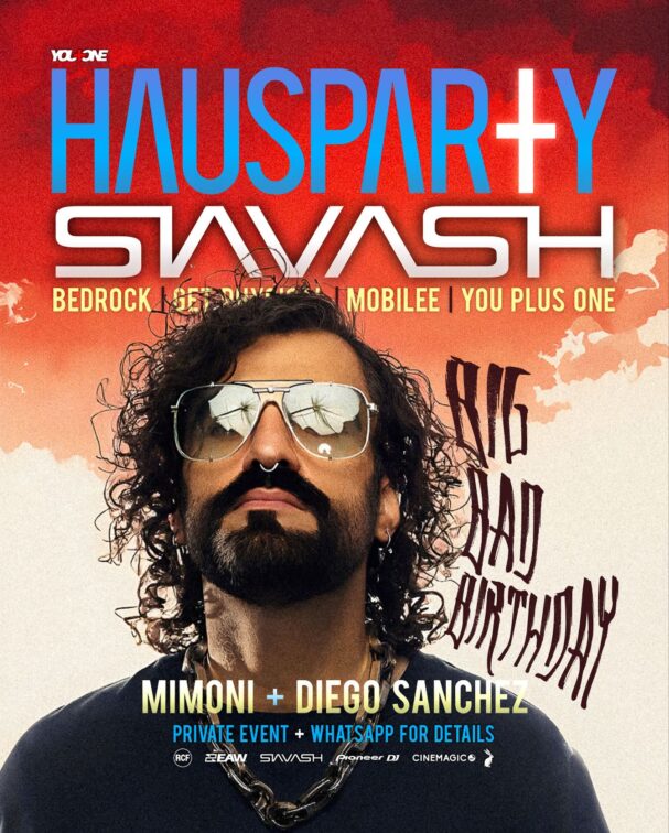 HAUSPARTY w/ Siavash – Birthday 2025 – event flyer
