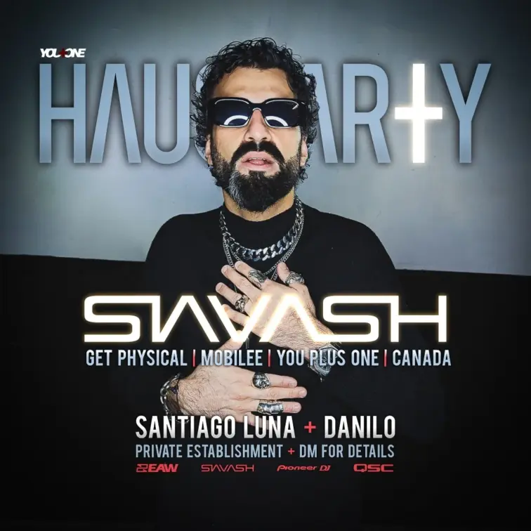 HAUSPARTY w/ Siavash – March 2023 – event flyer
