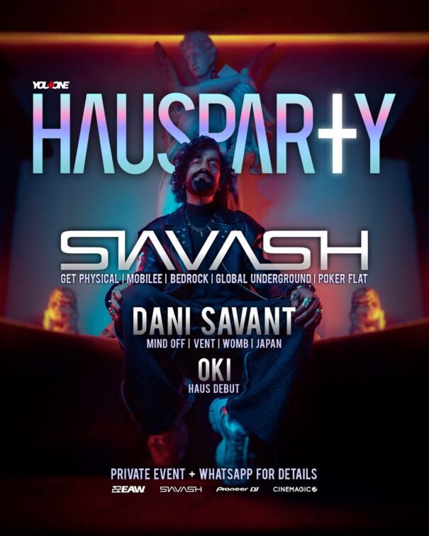 HAUSPARTY w/ Siavash – March 2024 – event flyer