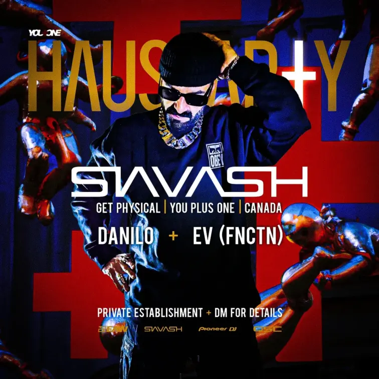 HAUSPARTY w/ Siavash – November 2022 – event flyer