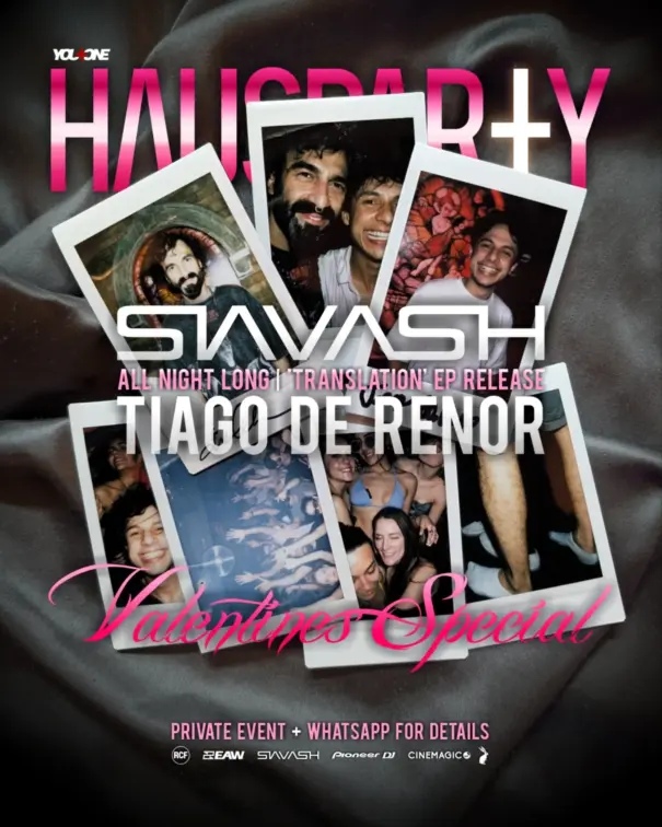 HAUSPARTY Valentines Special w/ Siavash – event flyer