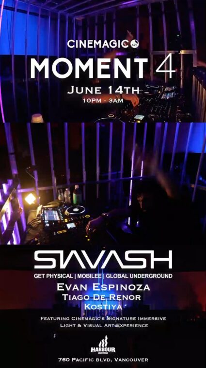 Moment w/ Siavash – event flyer
