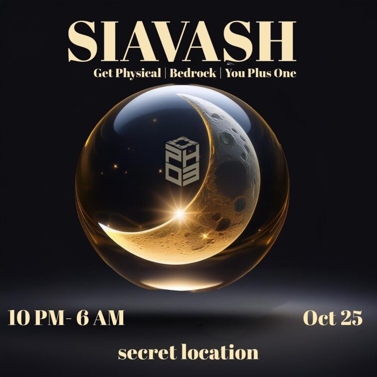 PH03 Anniversary & Halloween Reunion w/ Siavash – Toronto – event flyer