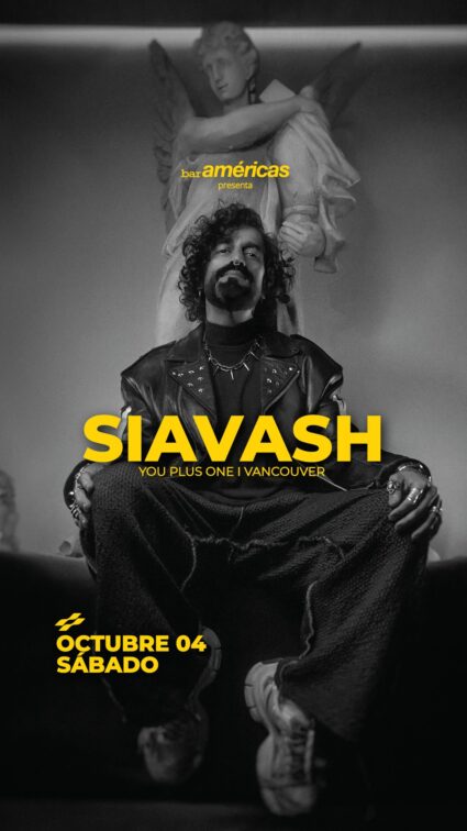 Siavash @ Bar Americas, Guadalajara – event flyer